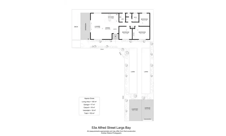 Floorplan of Homely house listing, 53a Alfred Street, Largs Bay SA 5016