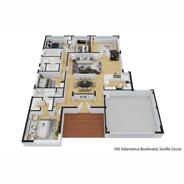 Floorplan of Homely house listing, 10 Salamanca Boulevard, Seville Grove WA 6112