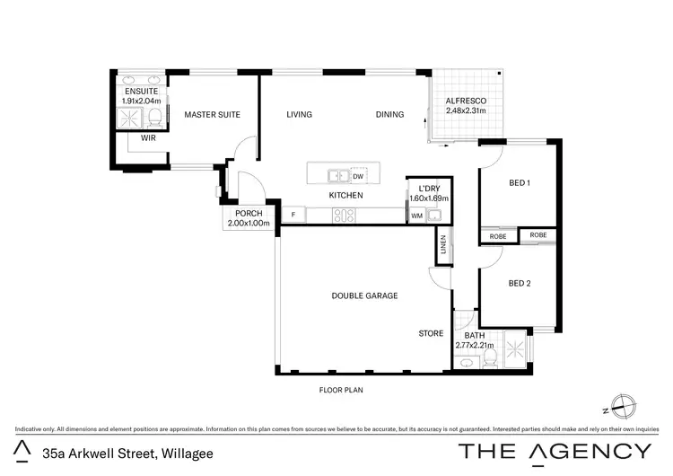 Floorplan of Homely house listing, 35a Arkwell Street, Willagee WA 6156