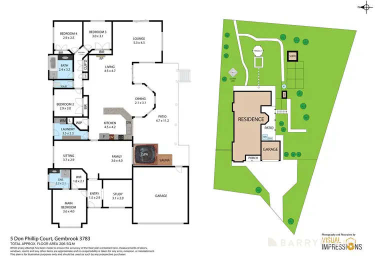 Floorplan of Homely house listing, 5 Don Phillip Court, Gembrook VIC 3783