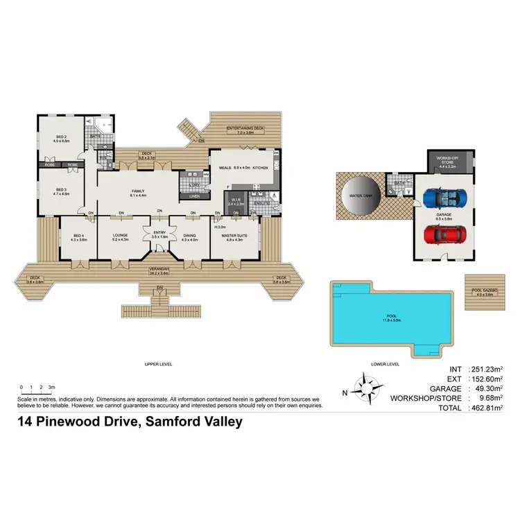 Floorplan of Homely house listing, 14 Pinewood Drive, Samford Valley QLD 4520