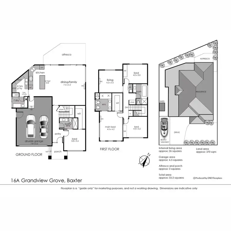 Floorplan of Homely house listing, 16a Grandview Grove, Baxter VIC 3911