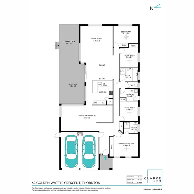 Floorplan of Homely house listing, 62 Golden Wattle Crescent, Thornton NSW 2322