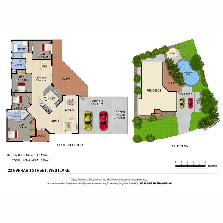 Floorplan of Homely house listing, 22 Everard Street, Westlake QLD 4074