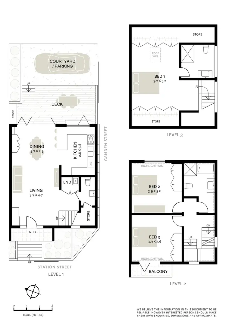Floorplan of Homely townhouse listing, 1/158 Station Street, Newtown NSW 2042