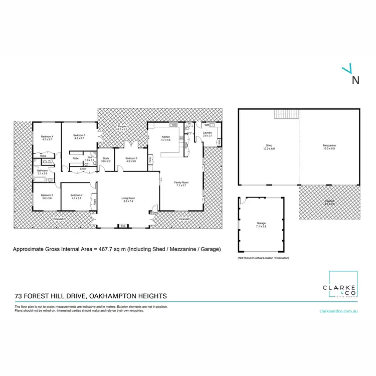 Floorplan of Homely house listing, 73 Forest Hill Drive, Oakhampton Heights NSW 2320