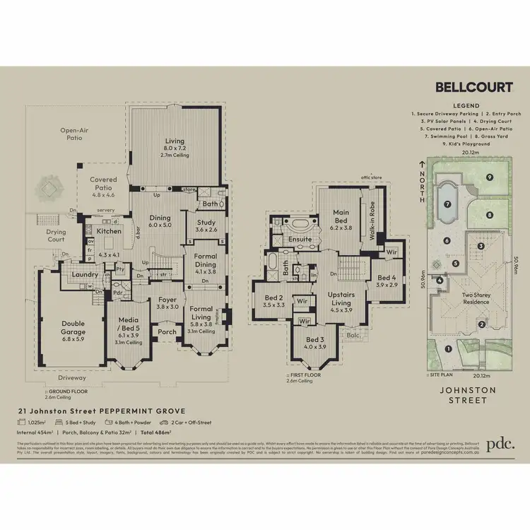 Floorplan of Homely house listing, 21 Johnston Street, Peppermint Grove WA 6011