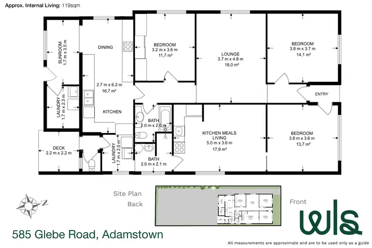 Floorplan of Homely house listing, 585 Glebe Road, Adamstown NSW 2289