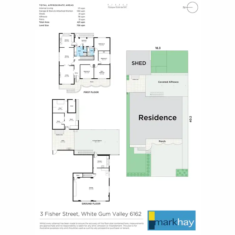 Floorplan of Homely house listing, 3 Fisher Street, White Gum Valley WA 6162