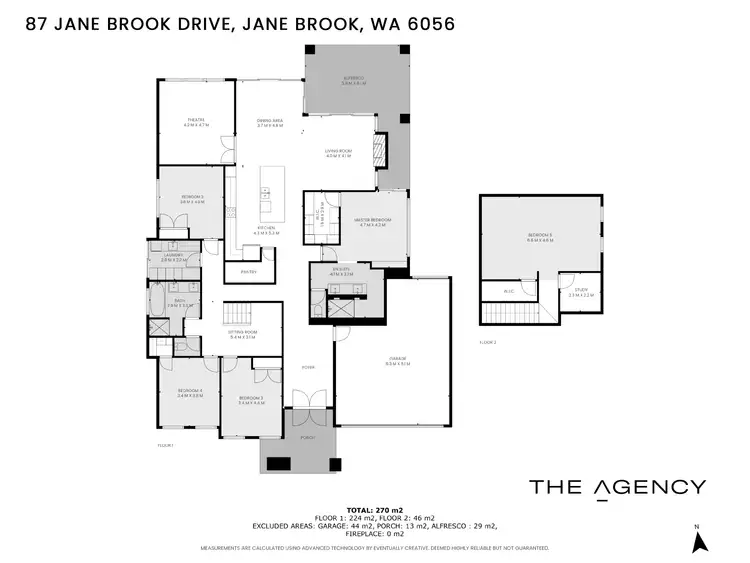 Floorplan of Homely house listing, 87 Jane Brook Drive, Jane Brook WA 6056