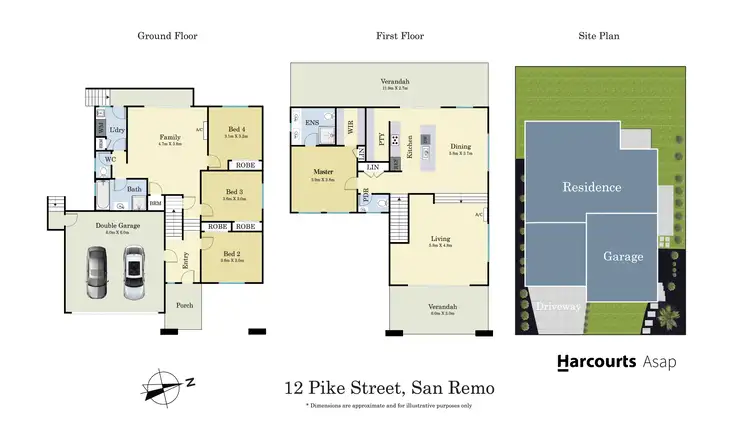 Floorplan of Homely house listing, 12 Pike Street, San Remo VIC 3925