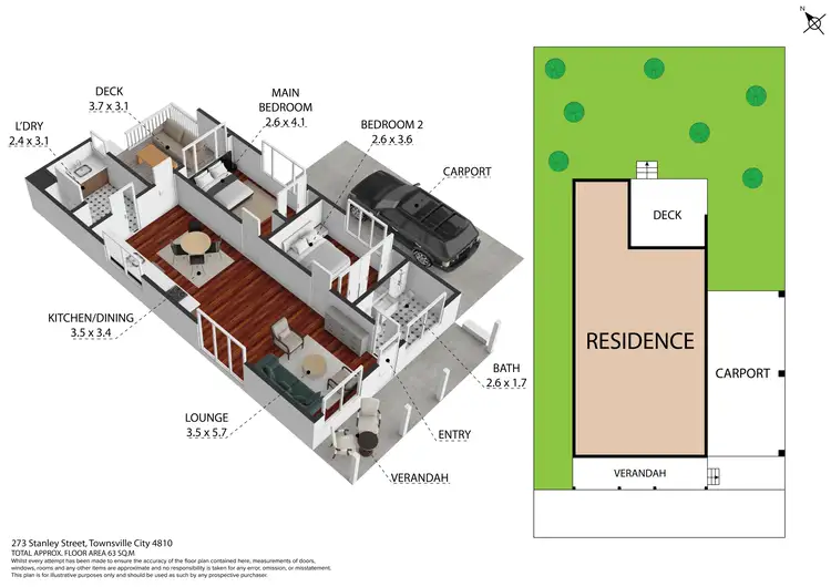 Floorplan of Homely house listing, 273 Stanley Street, Townsville City QLD 4810