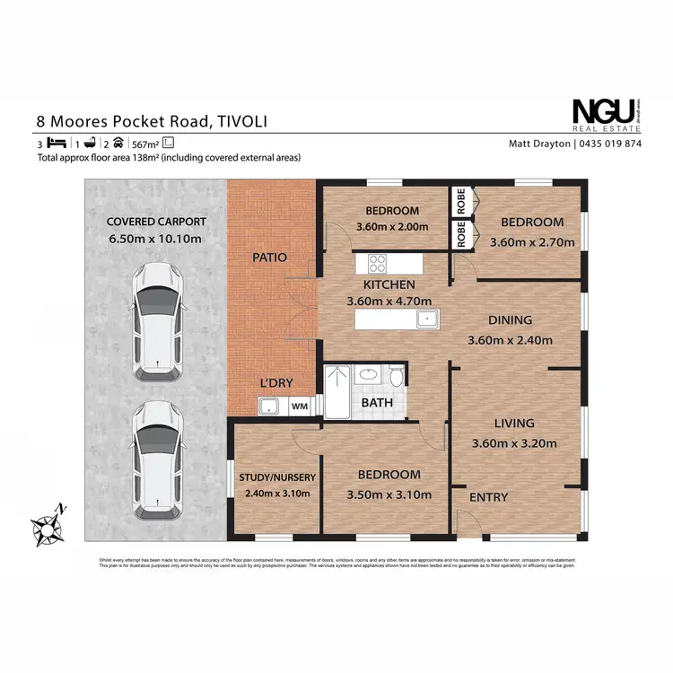 Floorplan of Homely house listing, 8 Moores Pocket Road, Tivoli QLD 4305