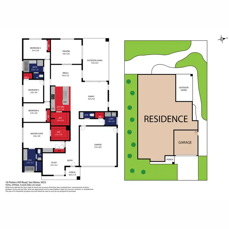 Floorplan of Homely house listing, 16 Potters Hill Road, San Remo VIC 3925