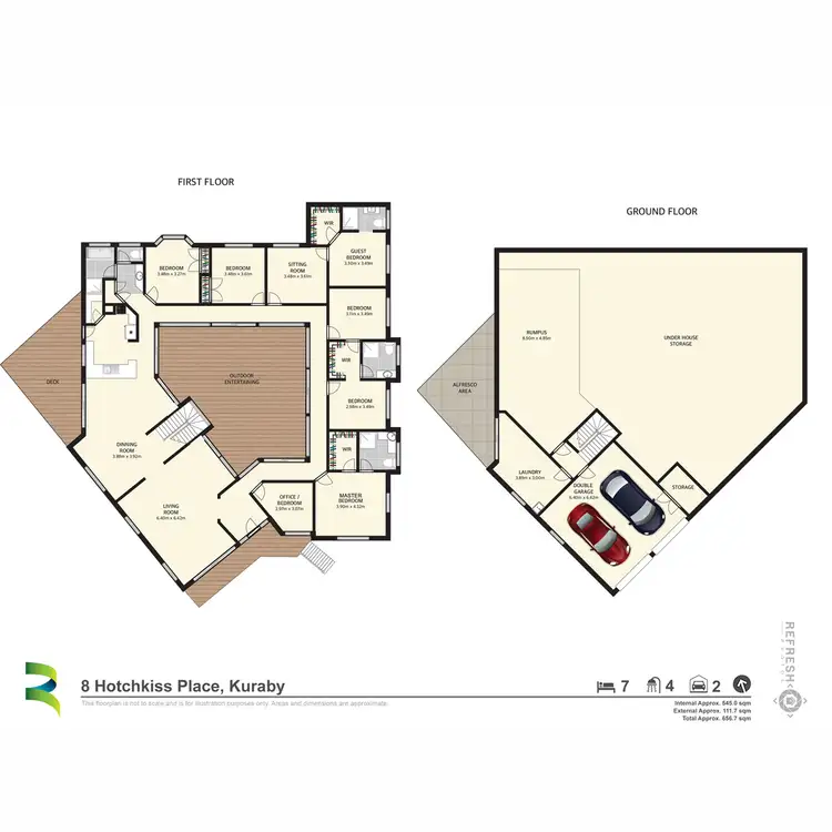 Floorplan of Homely house listing, 8 Hotchkiss Place, Kuraby QLD 4112