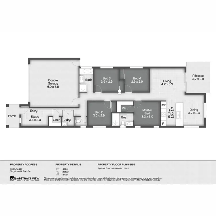 Floorplan of Homely house listing, 33 Oxford Drive, Flagstone QLD 4280
