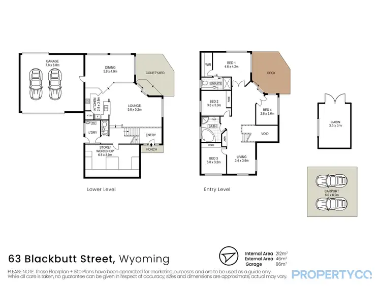 Floorplan of Homely house listing, 63 Blackbutt Street, Wyoming NSW 2250