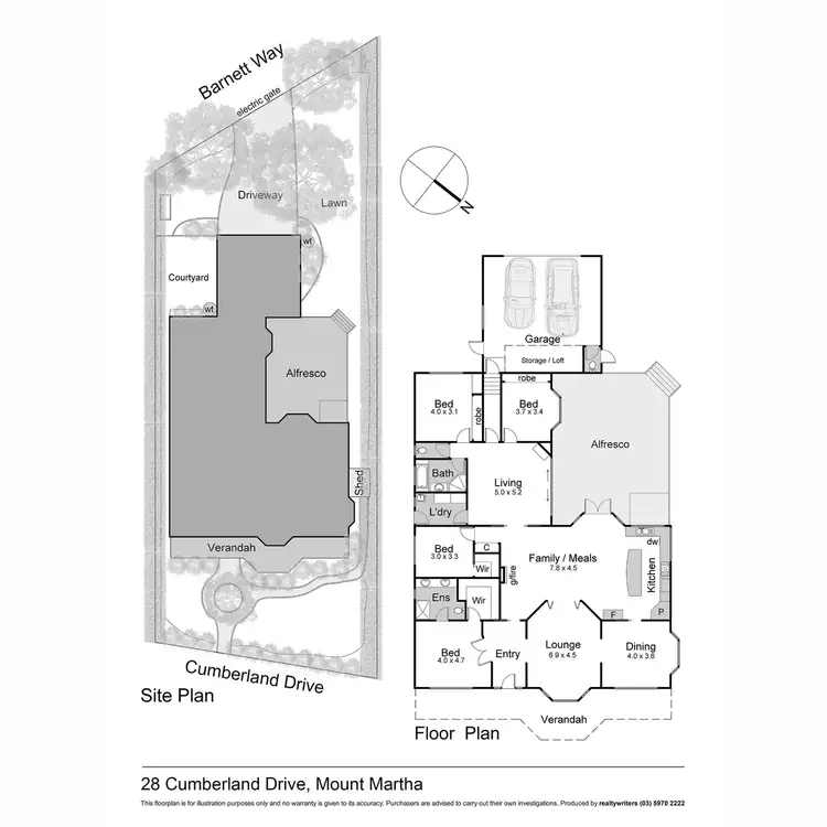 Floorplan of Homely house listing, 28 Cumberland Drive, Mount Martha VIC 3934