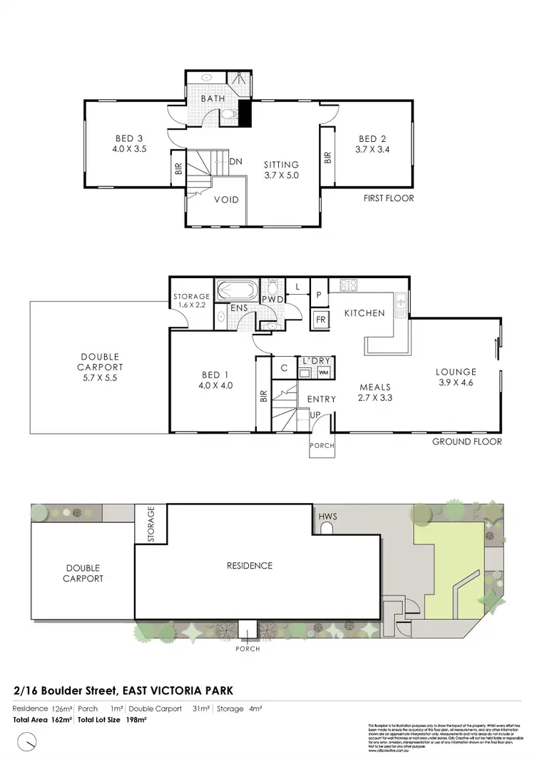 Floorplan of Homely house listing, 2/16 Boulder Street, East Victoria Park WA 6101