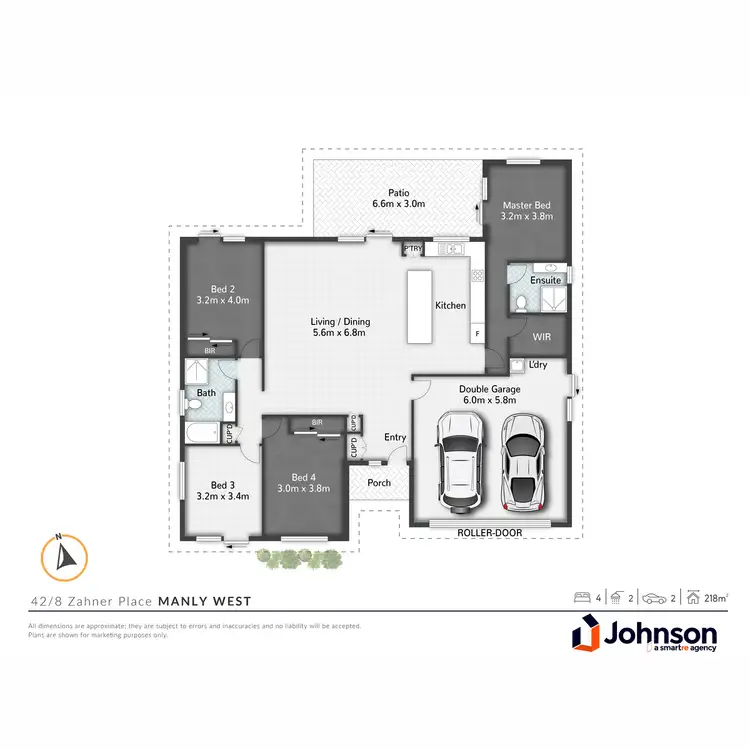Floorplan of Homely house listing, 42/8 Zahner Place, Manly West QLD 4179