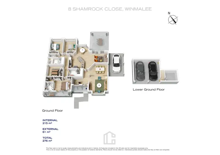 Floorplan of Homely house listing, 8 Shamrock Close, Winmalee NSW 2777