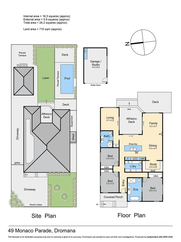 Floorplan of Homely house listing, 49 Monaco Parade, Dromana VIC 3936