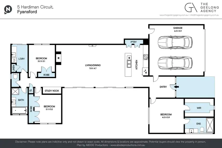 Floorplan of Homely house listing, 5 Hardiman Circuit, Fyansford VIC 3218