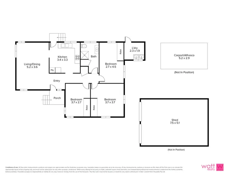 Floorplan of Homely house listing, 13 Tulip Street, Lawnton QLD 4501
