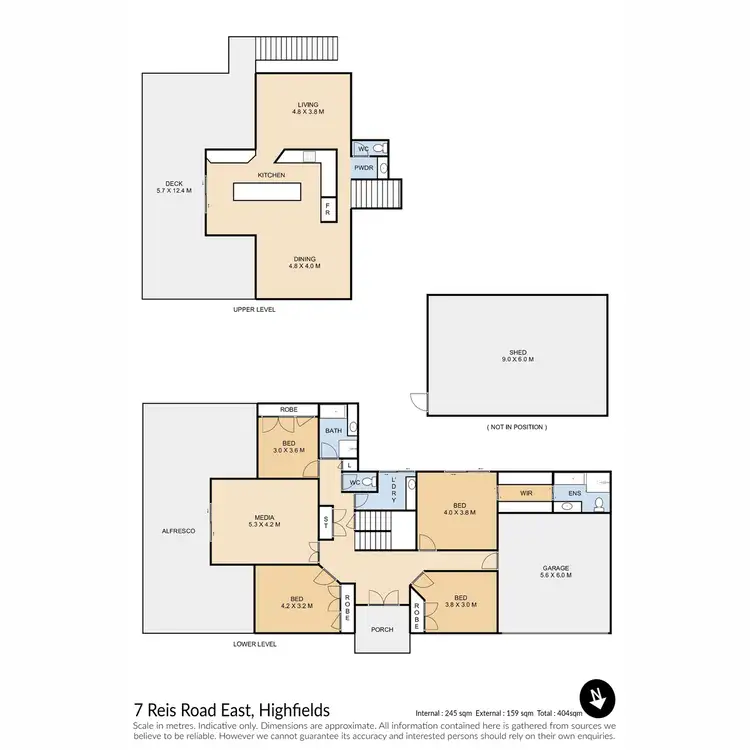 Floorplan of Homely house listing, 7 Reis Road East, Highfields QLD 4352