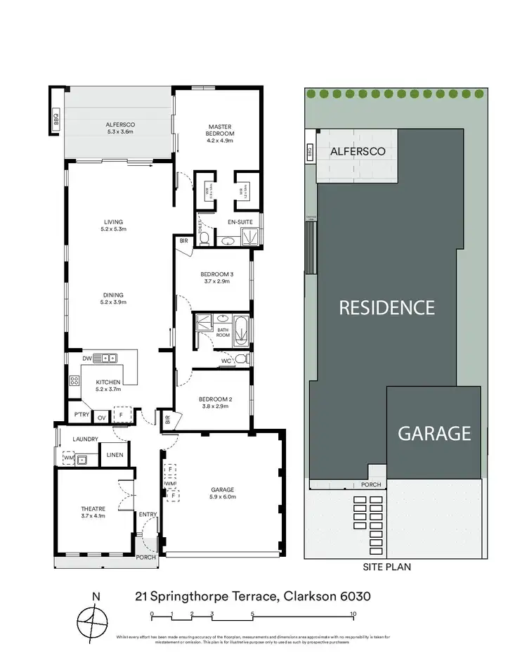 Floorplan of Homely house listing, 21 Springthorpe Terrace, Clarkson WA 6030