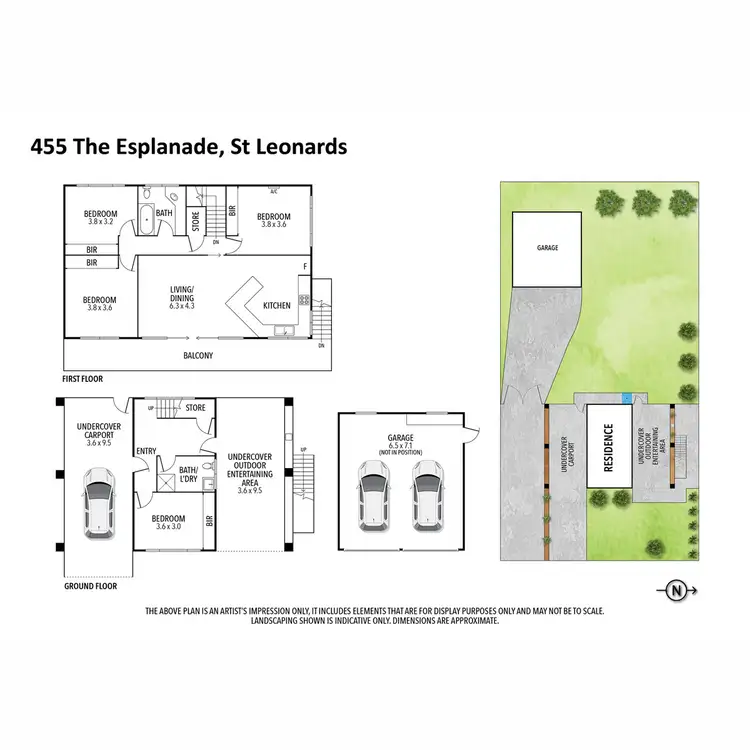 Floorplan of Homely house listing, 455 The Esplanade, St Leonards VIC 3223