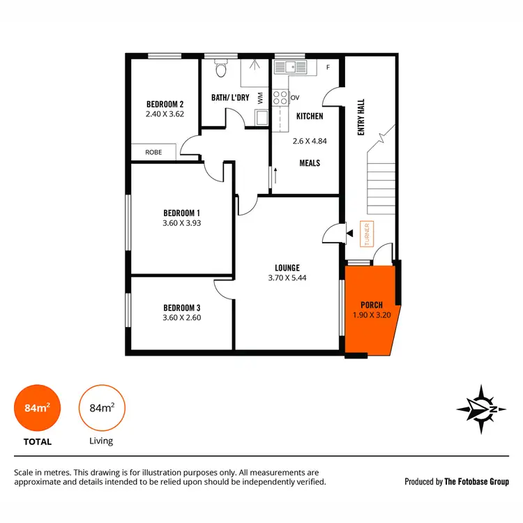 Floorplan of Homely unit listing, 2/4 Douglas Grove, Glenelg North SA 5045