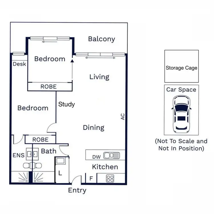 Floorplan of Homely apartment listing, G08/20 Pier Lane, Maribyrnong VIC 3032