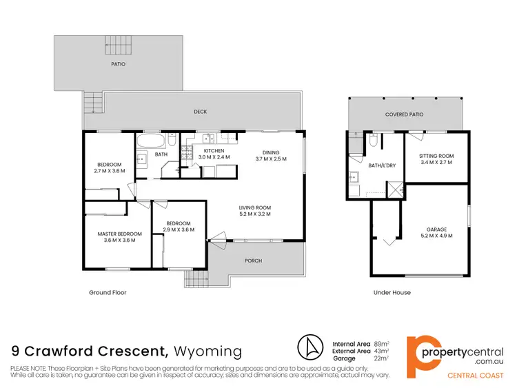 Floorplan of Homely house listing, 9 Crawford Crescent, Wyoming NSW 2250