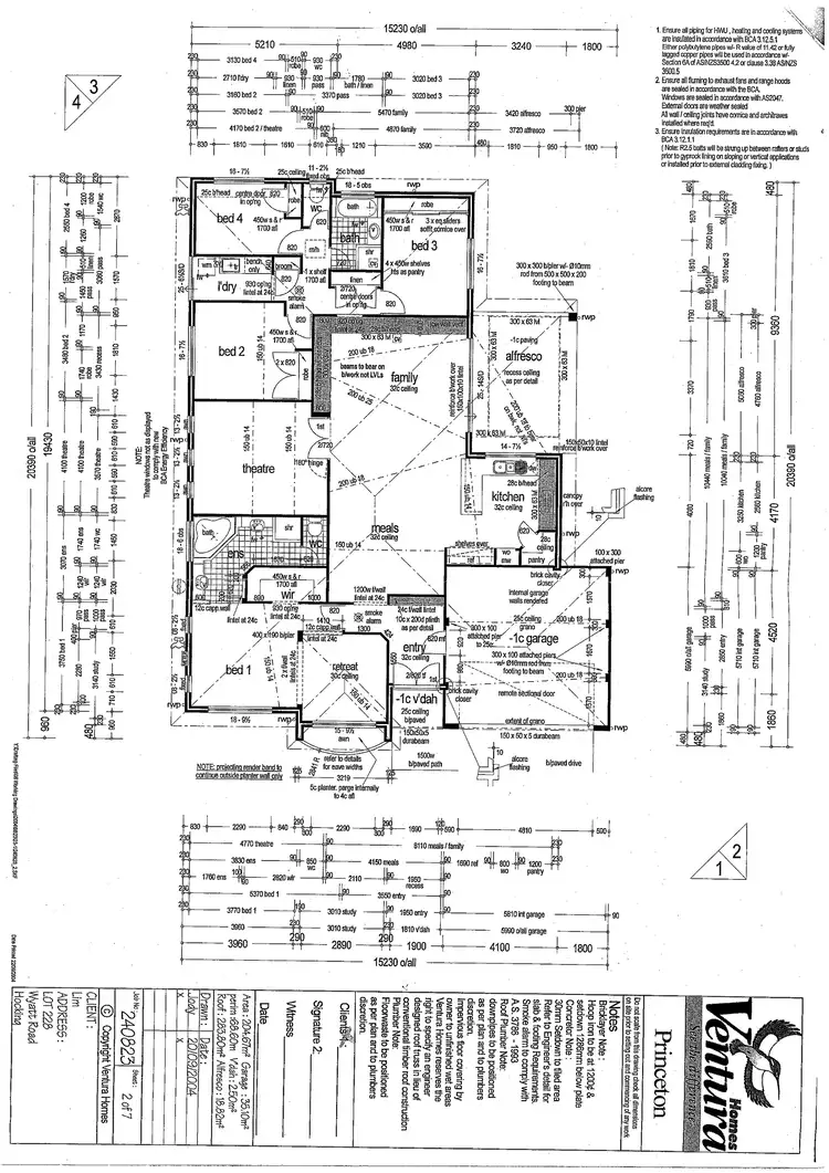 Floorplan of Homely house listing, 20 Wyatt Road, Hocking WA 6065