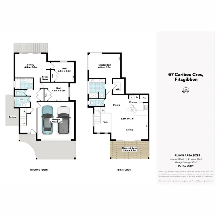 Floorplan of Homely house listing, 67 Caribou Crescent, Fitzgibbon QLD 4018