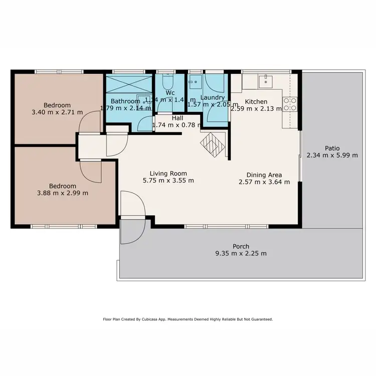 Floorplan of Homely house listing, 44-46 Donaldson Street, Curlewis NSW 2381