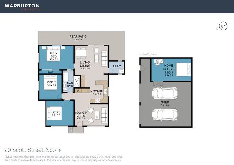 Floorplan of Homely house listing, 20 Scott Street, Scone NSW 2337