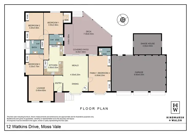 Floorplan of Homely house listing, 12 Watkins Drive, Moss Vale NSW 2577