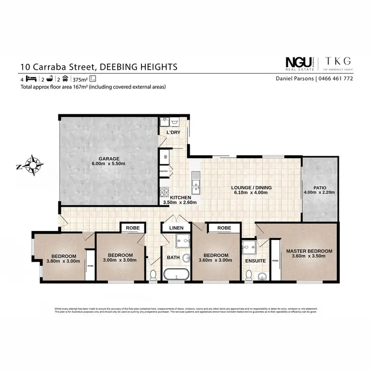 Floorplan of Homely house listing, 10 Carraba Street, Deebing Heights QLD 4306