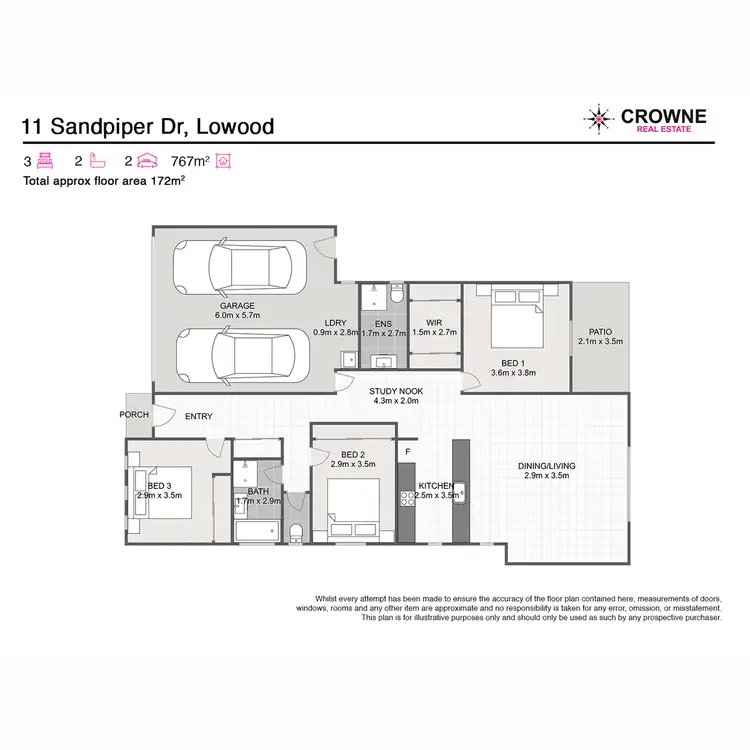 Floorplan of Homely house listing, 11 Sandpiper Drive, Lowood QLD 4311