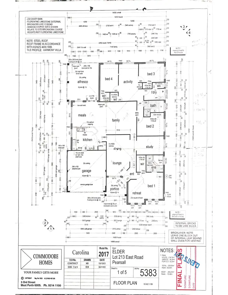 Floorplan of Homely house listing, 66 East Road, Pearsall WA 6065