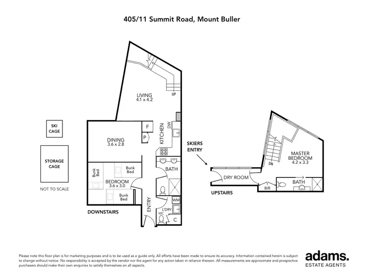 Floorplan of Homely apartment listing, 405/11 Summit Road, Mount Buller VIC 3723