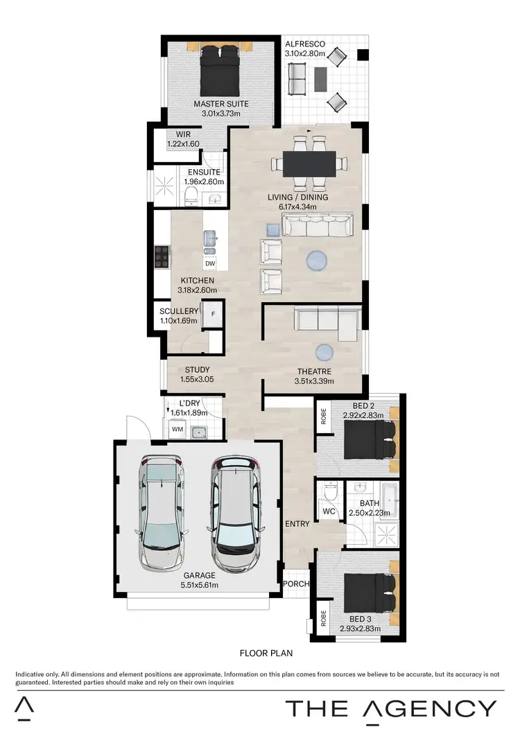 Floorplan of Homely house listing, 3 Bliss Way, Dayton WA 6055