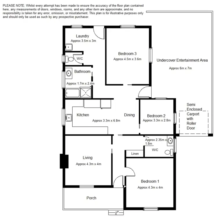 Floorplan of Homely house listing, 20 PARINGA Road, Port Augusta SA 5700