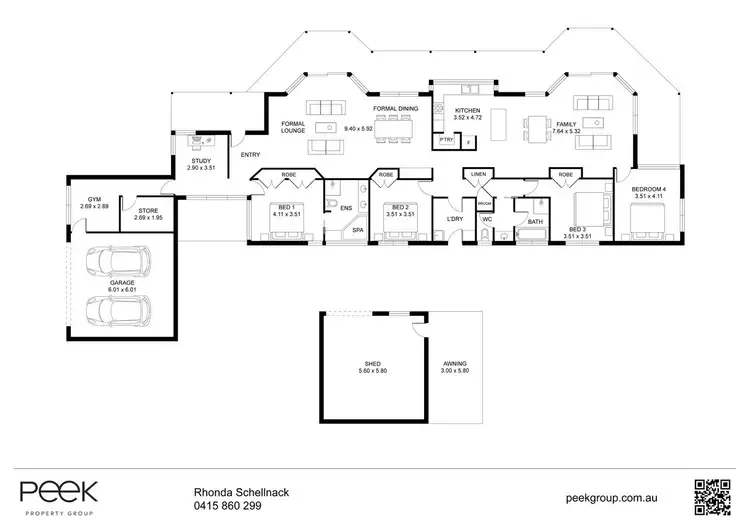 Floorplan of Homely house listing, 126 Kestrel Way, Yarramundi NSW 2753