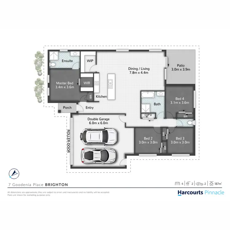 Floorplan of Homely house listing, 7 Goodenia Place, Brighton QLD 4017