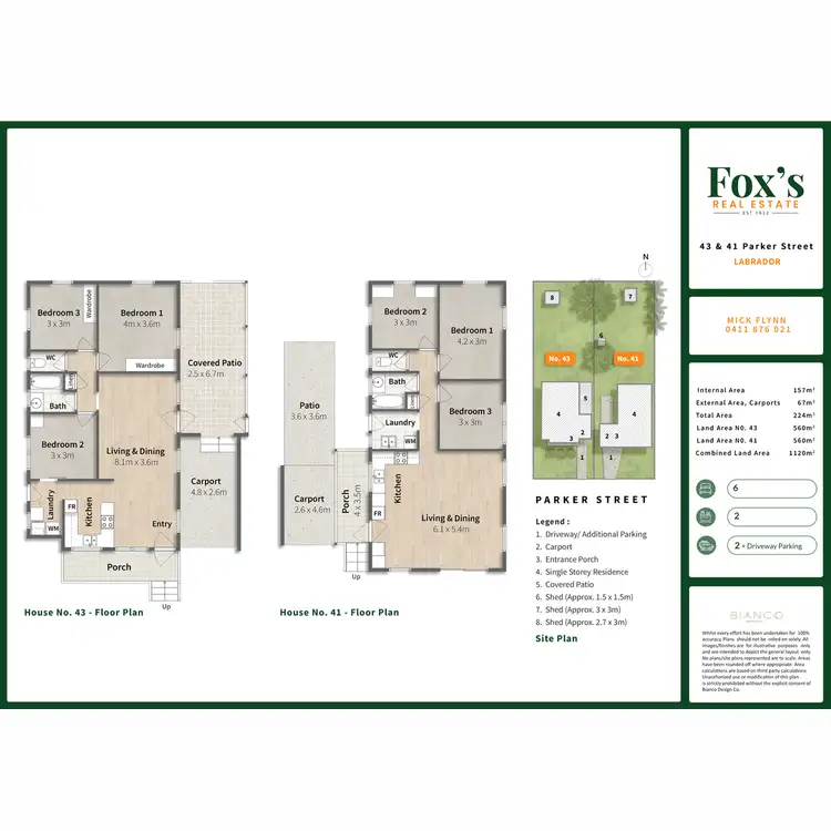 Floorplan of Homely house listing, 41-43 Parker Street, Labrador QLD 4215