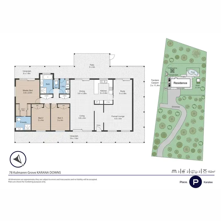 Floorplan of Homely house listing, 78 Kulmaren Grove, Karana Downs QLD 4306