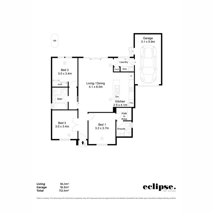 Floorplan of Homely house listing, 3/315 Gorge Road, Athelstone SA 5076